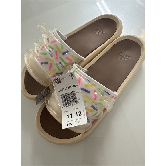 adidas Other - Adidas Adilette Zplaash Sprinkles Inflatable Sandal Mens 11 Women Size 12 slides